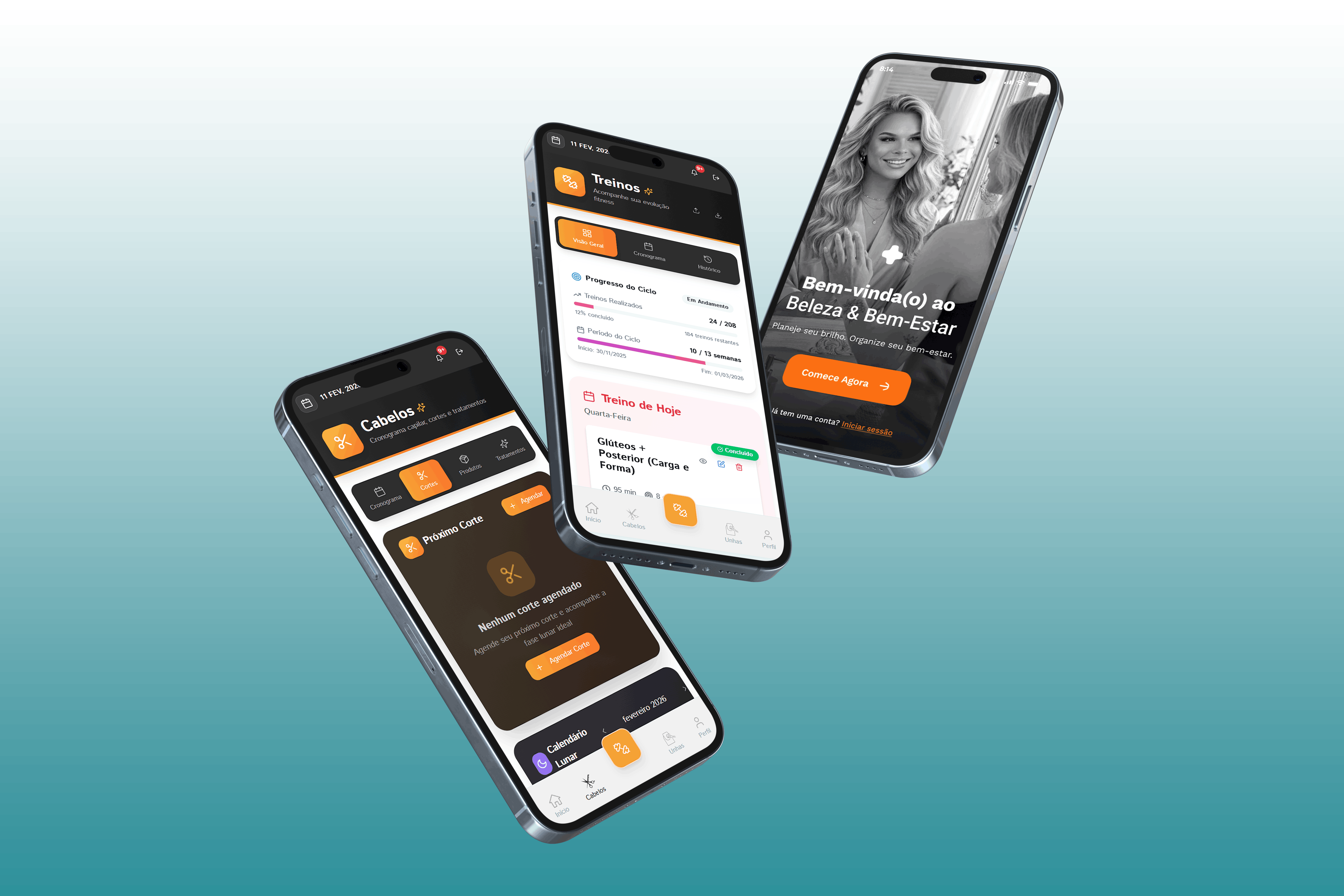 App Mobile · Beleza & Bem-Estar